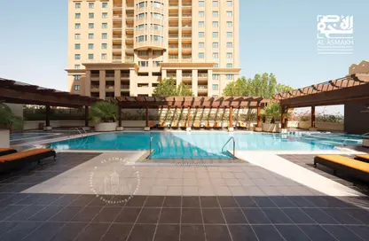 صورة لـ حوض سباحة شقة - غرفة نوم - 1 حمام للايجار في 2 ريجينسي بيرل - ريجينسي بيرل 2 - جزيرة اللؤلؤة - الدوحة ، صورة رقم 1