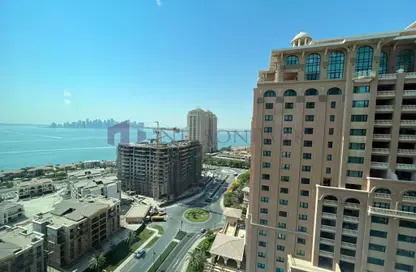Apartment - 1 Bedroom - 2 Bathrooms for rent in West Porto Drive - Porto Arabia - The Pearl Island - Doha