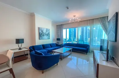 Apartment - 3 Bedrooms - 5 Bathrooms for rent in West Bay Tower - West Bay - West Bay - Doha