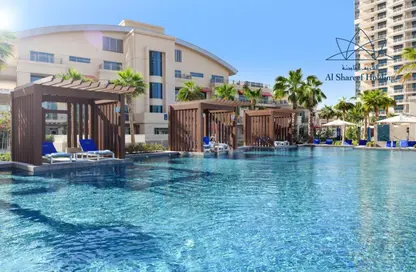 Apartment - 1 Bedroom - 1 Bathroom for rent in Abraj Bay - Abraj Quartiers - The Pearl Island - Doha