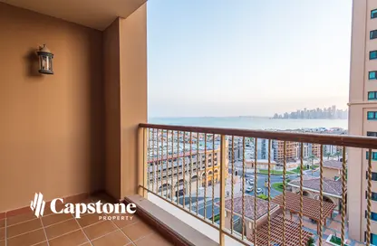 Apartment - 1 Bedroom - 2 Bathrooms for rent in East Porto Drive - Porto Arabia - The Pearl Island - Doha