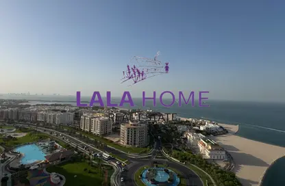 Apartment - 3 Bedrooms - 4 Bathrooms for rent in Viva West - Viva Bahriyah - The Pearl Island - Doha