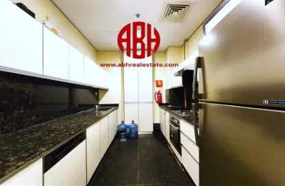 Kitchen image for: Apartment - 2 Bedrooms - 2 Bathrooms for rent in Burj Al Marina - Marina District - Lusail, Image 1