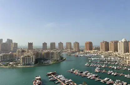 شقة - 2 غرف نوم - 3 حمامات للايجار في وان بورتو ارابيا - بورتو أرابيا - جزيرة اللؤلؤة - الدوحة