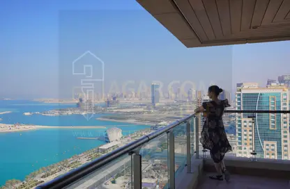 Water View image for: Apartment - 1 Bedroom - 1 Bathroom for rent in FJ8 Residential Tower - Marina District - Lusail, Image 1
