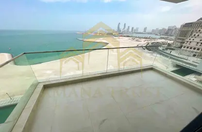 Balcony image for: Apartment - 1 Bedroom - 2 Bathrooms for sale in Burj Al Marina - Marina District - Lusail, Image 1