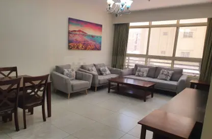 Living / Dining Room image for: Apartment - 2 Bedrooms - 2 Bathrooms for rent in Fereej Bin Mahmoud North - Fereej Bin Mahmoud - Doha, Image 1