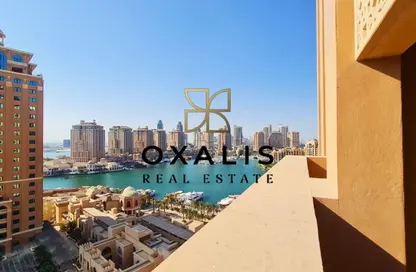 شقة - غرفة نوم - 2 حمامات للايجار في طريق بورتو الغربي - بورتو أرابيا - جزيرة اللؤلؤة - الدوحة