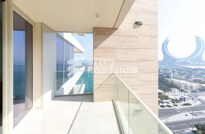 Apartment - 2 Bedrooms - 3 Bathrooms for rent in Lusail Residence - Marina District - Lusail