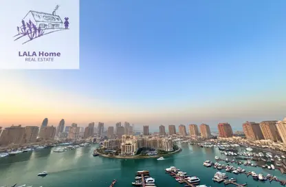 Apartment - 2 Bedrooms - 3 Bathrooms for sale in East Porto Drive - Porto Arabia - The Pearl Island - Doha