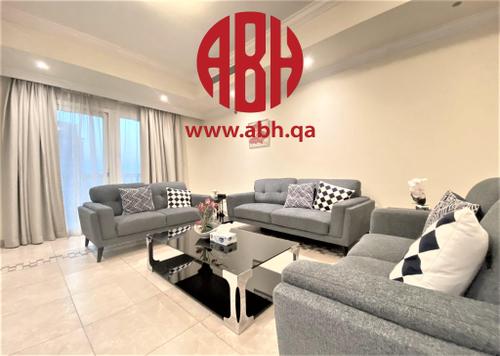 Apartment - 2 bedrooms - 3 bathrooms for rent in Sabban Towers - Porto Arabia - The Pearl Island - Doha