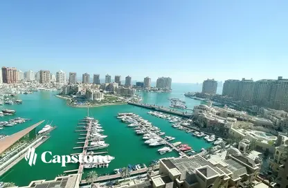 Water View image for: Apartment - 3 Bedrooms - 5 Bathrooms for sale in Marina Gate - Porto Arabia - The Pearl Island - Doha, Image 1