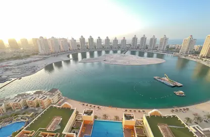 Apartment - 1 Bedroom - 2 Bathrooms for rent in Al Mutahidah Tower - Viva Bahriyah - The Pearl Island - Doha