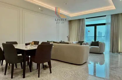 شقة - 2 غرف نوم - 3 حمامات للايجار في برج مارينا 02 - منطقة المارينا - الوسيل