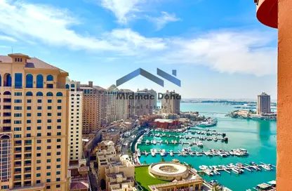 Apartment - 2 Bedrooms - 2 Bathrooms for rent in East Porto Drive - Porto Arabia - The Pearl Island - Doha