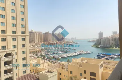 Apartment - 1 Bedroom - 2 Bathrooms for rent in East Porto Drive - Porto Arabia - The Pearl Island - Doha