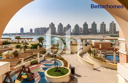 شقة - غرفة نوم - 2 حمامات للايجار في فيفا غرب - فيفا بحرية - جزيرة اللؤلؤة - الدوحة