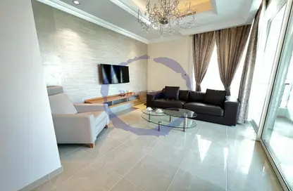 صورة لـ غرفة المعيشة شقة - 2 غرف نوم - 3 حمامات للايجار في فيفا غرب - فيفا بحرية - جزيرة اللؤلؤة - الدوحة ، صورة رقم 1