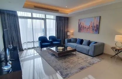 Apartment - 2 Bedrooms - 3 Bathrooms for rent in Abraj Bay - Abraj Quartiers - The Pearl Island - Doha