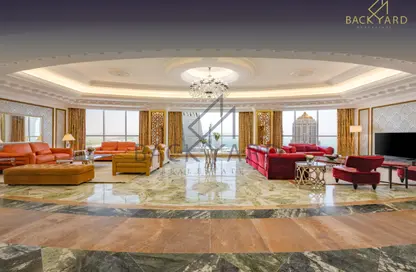 Apartment - 6 Bedrooms - 7 Bathrooms for rent in Dusit Hotel and Suites Doha - Diplomatic Street - West Bay - Doha Apartment - 6 Bedrooms - 7 Bathrooms for rent in Dusit Hotel and Suites Doha - Diplomatic Street - West Bay - Doha
