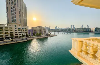 Apartment - 3 Bedrooms - 4 Bathrooms for rent in Mercato - Qanat Quartier - The Pearl Island - Doha