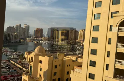 شقة - غرفة نوم - 2 حمامات للايجار في طريق بورتو الشرقي - بورتو أرابيا - جزيرة اللؤلؤة - الدوحة