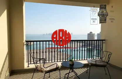 Apartment - Studio - 1 Bathroom for rent in Viva East - Viva Bahriyah - The Pearl Island - Doha