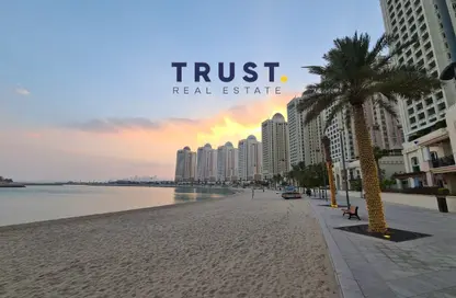 Apartment - 1 Bedroom - 2 Bathrooms for rent in Viva Central - Viva Bahriyah - The Pearl Island - Doha