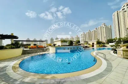 Apartment - Studio - 1 Bathroom for rent in Viva West - Viva Bahriyah - The Pearl Island - Doha