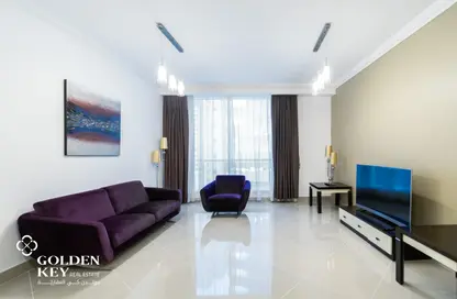 Living Room image for: Apartment - 3 Bedrooms - 3 Bathrooms for rent in West Bay Tower - West Bay - West Bay - Doha, Image 1
