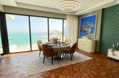 Dining Room image for: Apartment - 1 Bedroom - 2 Bathrooms for sale in Qatar Entertainment City - Lusail, Image 1