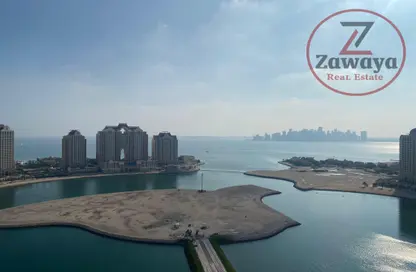 Water View image for: Duplex - 3 Bedrooms - 4 Bathrooms for rent in Viva East - Viva Bahriyah - The Pearl Island - Doha, Image 1