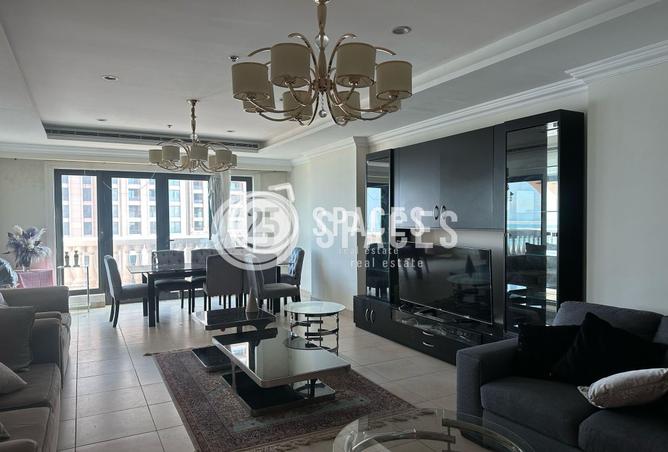 Apartment - 2 Bedrooms - 3 Bathrooms for rent in East Porto Drive - Porto Arabia - The Pearl Island - Doha