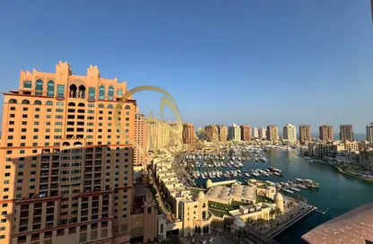 Apartment - 2 Bedrooms - 3 Bathrooms for rent in East Porto Drive - Porto Arabia - The Pearl Island - Doha