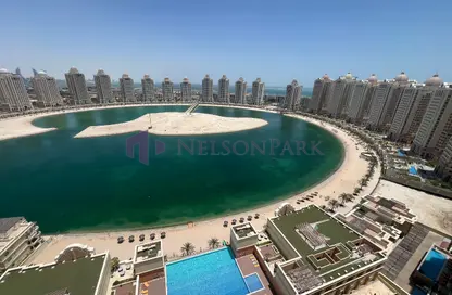 Apartment - Studio - 1 Bathroom for rent in Al Mutahidah Tower - Viva Bahriyah - The Pearl Island - Doha