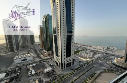 شقة - 2 غرف نوم - 3 حمامات للايجار في برج وست باي - الخليج الجنوبي - الخليج الغربي - الدوحة