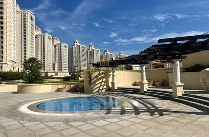 Apartment - Studio - 1 Bathroom for rent in Tower 1 - Porto Arabia - The Pearl Island - Doha