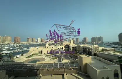 Apartment - 2 Bedrooms - 3 Bathrooms for rent in Piazza Arabia - Porto Arabia - The Pearl Island - Doha