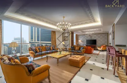 Duplex - 3 Bedrooms - 3 Bathrooms for rent in Dusit Hotel  and  Suites Doha - Diplomatic Street - West Bay - Doha