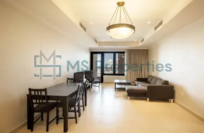 شقة - غرفة نوم - 2 حمامات للايجار في طريق بورتو الشرقي - بورتو أرابيا - جزيرة اللؤلؤة - الدوحة