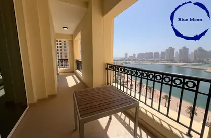 شقة - غرفة نوم - 2 حمامات للايجار في فيفا غرب - فيفا بحرية - جزيرة اللؤلؤة - الدوحة