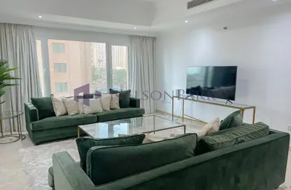 Apartment - 2 Bedrooms - 3 Bathrooms for sale in Sabban Towers - Porto Arabia - The Pearl Island - Doha