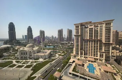 Apartment - 1 Bedroom - 2 Bathrooms for rent in Two Porto Arabia - Porto Arabia - The Pearl Island - Doha
