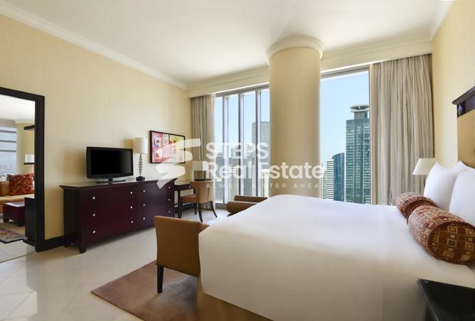Apartment - 2 Bedrooms - 3 Bathrooms for rent in Al Shatt Street - West Bay - Doha