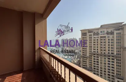 Apartment - 2 Bedrooms - 3 Bathrooms for rent in East Porto Drive - Porto Arabia - The Pearl Island - Doha