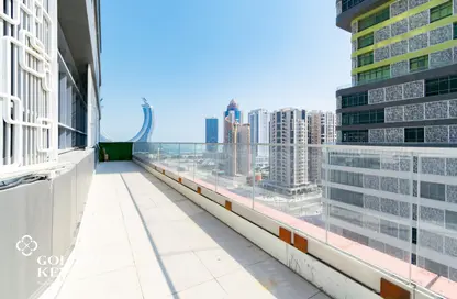Balcony image for: Office Space - Studio - 2 Bathrooms for rent in Marina District - Lusail, Image 1