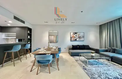 Apartment - 1 Bedroom - 2 Bathrooms for rent in Marina Residences 195 - Marina District - Lusail