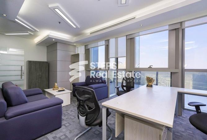 Office Space - Studio - 2 Bathrooms for sale in West Bay Tower - West Bay - West Bay - Doha