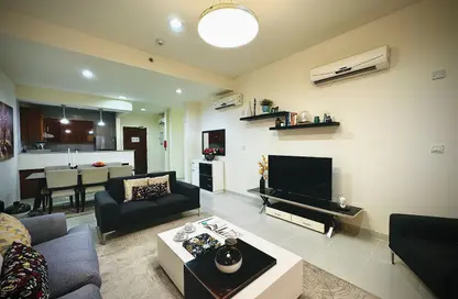 Apartment - 2 Bedrooms - 3 Bathrooms for rent in Al Sadd Tourist Apartments - Al Sadd - Doha