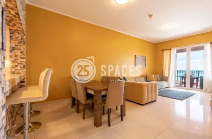Apartment - 2 Bedrooms - 3 Bathrooms for rent in Viva East - Viva Bahriyah - The Pearl Island - Doha